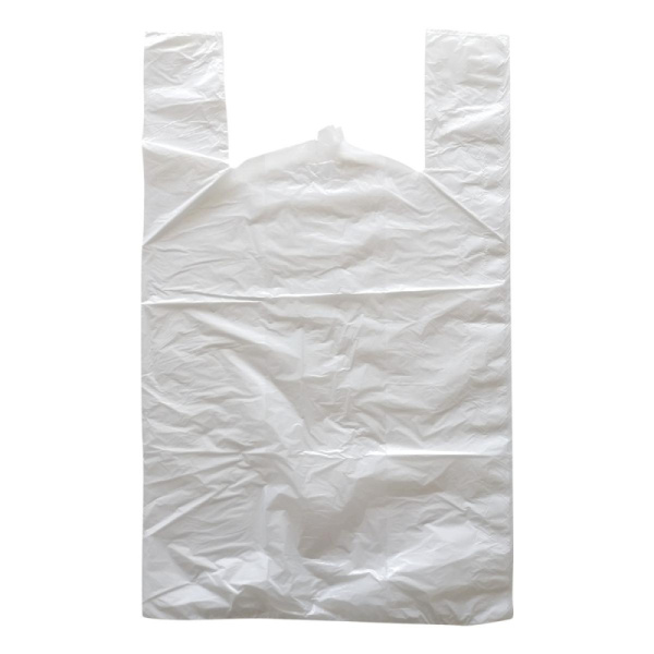 Мешки для мусора ПНД 60л 12мкм 20шт/рул белые 24х65см Уфа ПАК с ручками