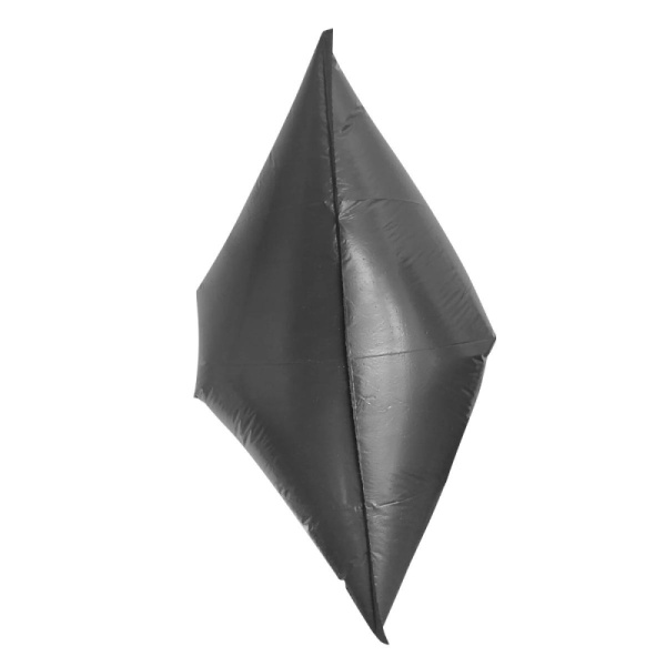 Мешки для мусора ПВД 60л 20мкм 10шт/рул черные 60х70см Уфа ПАК