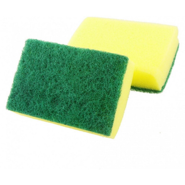 Губка для мытья посуды прямоугольная  большая 116х76х33, 1шт/уп
