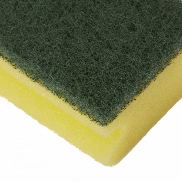 Губка для мытья посуды прямоугольная  большая 116х76х33, 1шт/уп