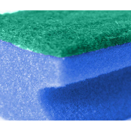 Губки для мытья посуды профильные с выемкой  85х64х42, 5шт/уп