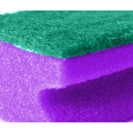 Губки для мытья посуды профильные с выемкой  85х64х42, 5шт/уп