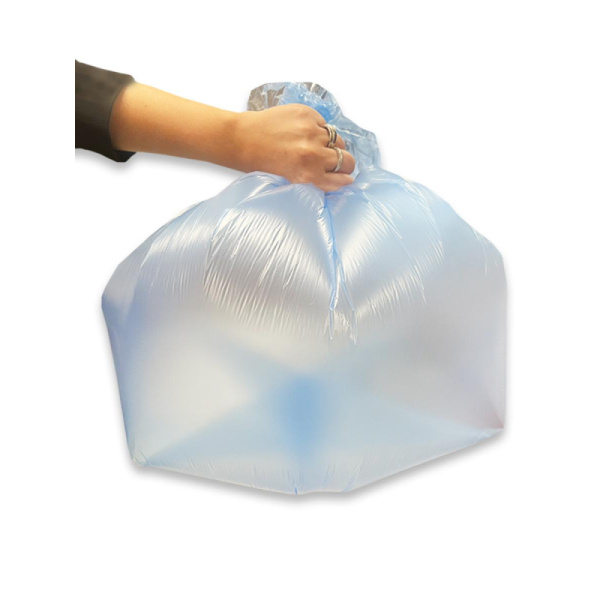 Мешки для мусора ПНД 60л 8мкм 30шт/рул синие 55х68см