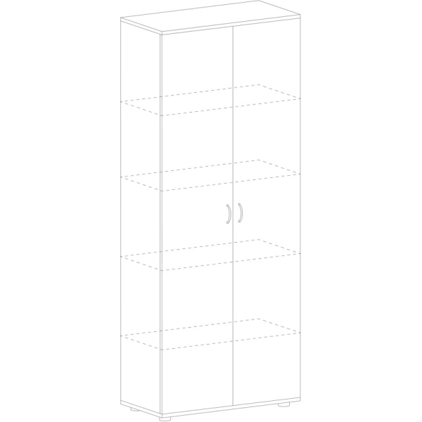 Шкаф SL Imago   закрытый СТ-1.9 белый (крем) (СТ-1,Д-1Пр,Д-1Л)