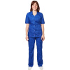 Костюм для горничных и уборщиц женский у12-КБР василек (р.60-62)р.158-164