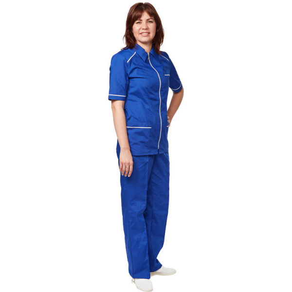 Костюм для горничных и уборщиц женский у13-КБР василек (р.48-50)р.170-176
