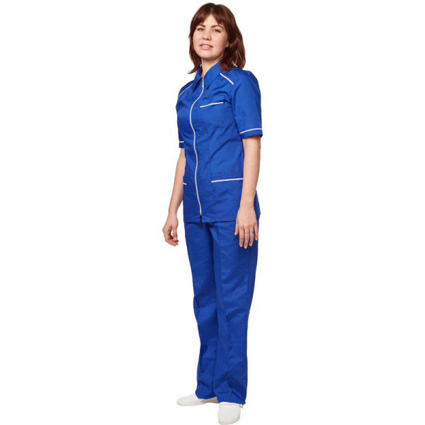 Костюм для горничных и уборщиц женский у13-КБР василек (р.52-54)р.170-176