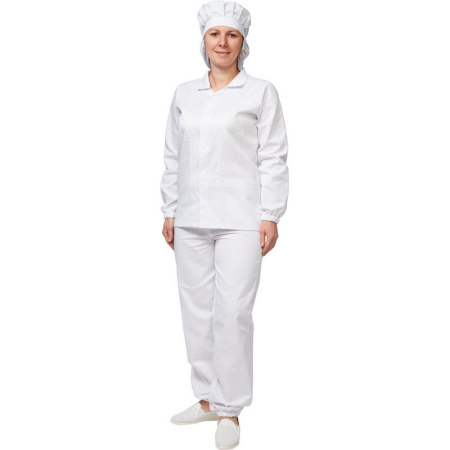 Куртка для пищевого производства жен. у17-КУ (р.60-62) р.158-164