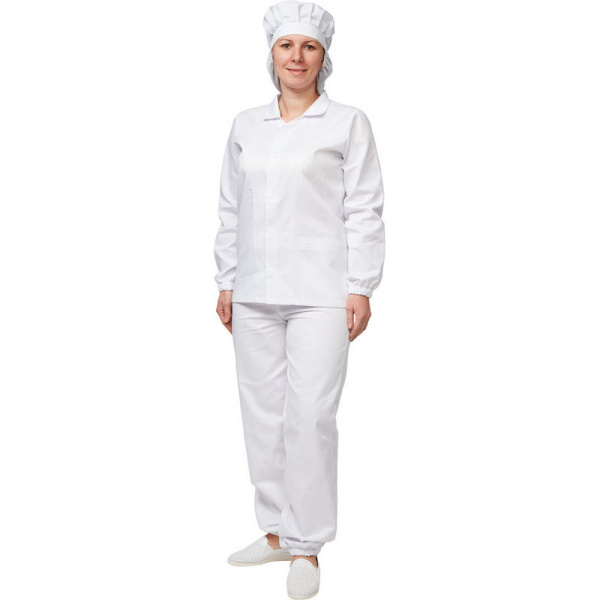 Куртка для пищевого производства жен. у17-КУ (р.48-50) р.170-176