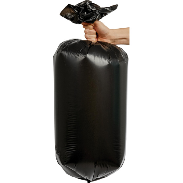 Мешки для мусора ПВД 45л 25мкм 20шт/рул черные 40x90см EcoСlean