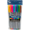 Ручка шариковая неавтомат. PENSAN TRIBALL набор8цв,1,0,масл,1003/PVC8