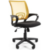 Кресло VT_EChair-304 TC Net ткань черн/сетка желтая, пластик