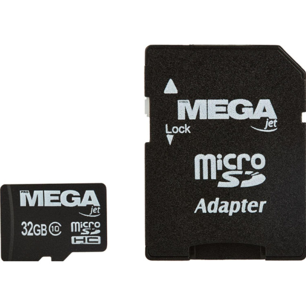 Карта памяти ProMega jet microSDHC UHS-I Cl10 +ад, PJ-MC-32GB