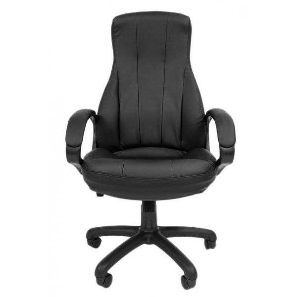 Кресло RC_РК 190 экокожа черная, пластик