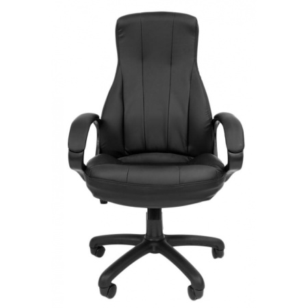 Кресло RC_РК 190 экокожа черная, пластик
