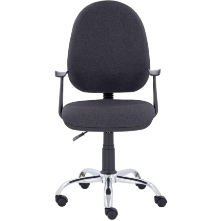 Кресло UP_EChair 223 PC ткань серая С73, хром