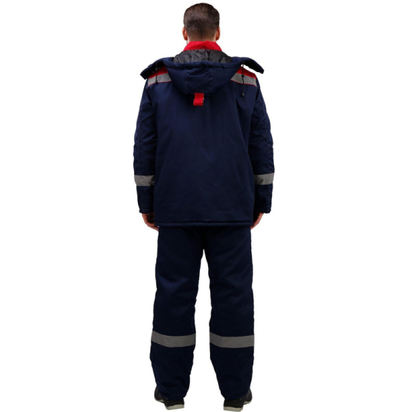 Костюм рабочий зимний муж з31-КПК син/красн (р.48-50) 158-164 (Арсенал-СП)