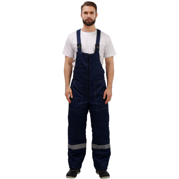 Костюм рабочий зимний муж з31-КПК син/красн (р.56-58) 158-164 (Арсенал-СП)