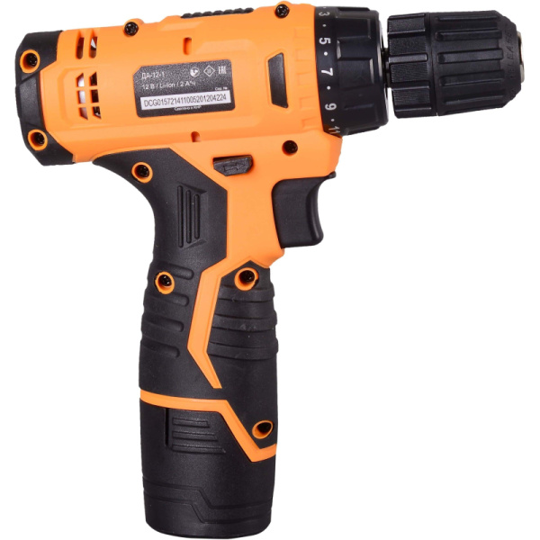 Дрель-шуруповерт аккум. Вихрь  ДА-12-1 12В, NiCd, 1.3Ач, 24Нм (72/14/11)