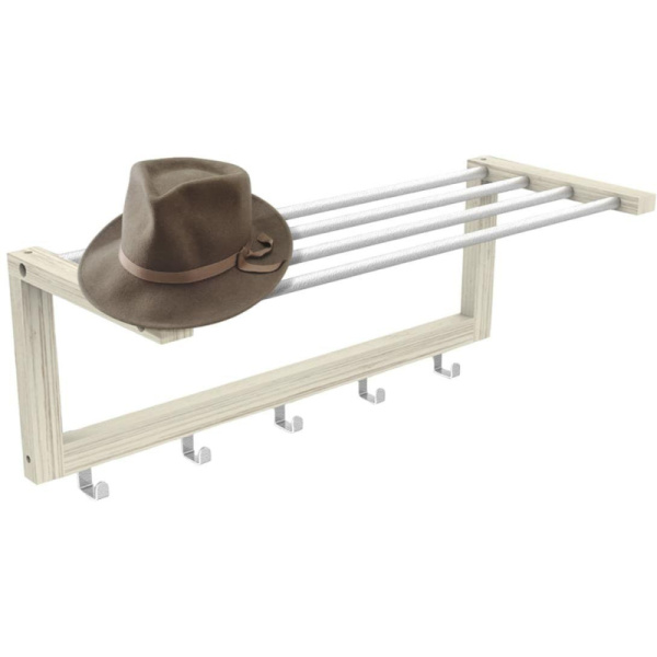 Вешалка настенная EL_Альберо SHT-WH4 беленый (933035/В2-91)