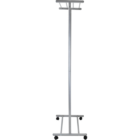 Вешалка МЕ_напольная М 9, колеса, металлик