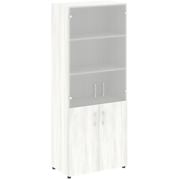 Шкаф YALTA со стекл. LT-ST 1.2 снежная патина В2012