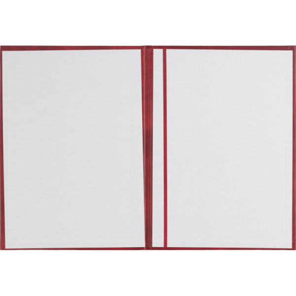 Папка адресная бумвинил А4 (объемная) С Юбилеем с виньеткой бордовая