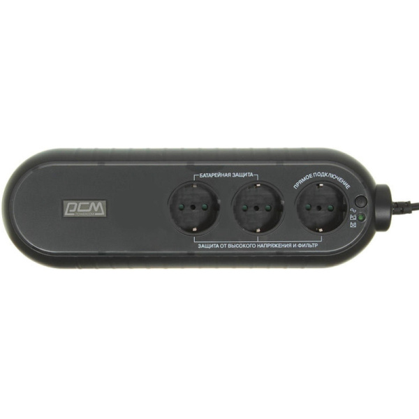 ИБП Powercom WOW 300 165Вт 300ВА черный (WOW-300A-6GG-2440)