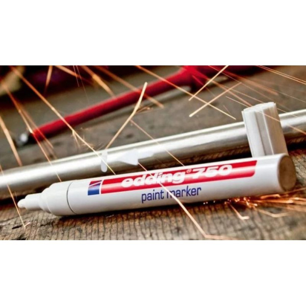 Маркер лаковый EDDING E-750/53 золотой 2-4мм рус/бл