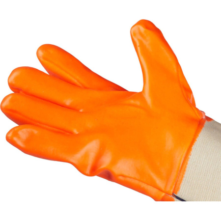 Перчатки защитные нефтеморозостойкие ПВХ утепленные р-р 10 манжет крага