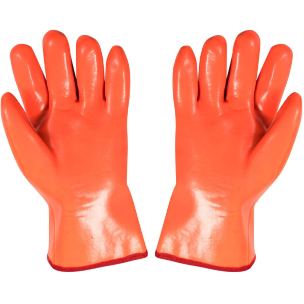 Перчатки защитные нефтеморозостойкие ПВХ утепленные р-р 10 манжет раструб