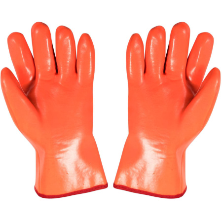 Перчатки защитные нефтеморозостойкие ПВХ утепленные р-р 10 манжет раструб