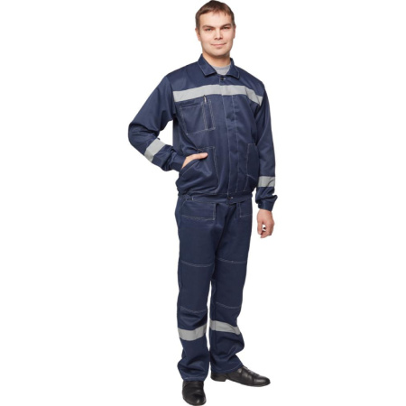 Костюм рабочий летний муж. л22-КБР т-син. (р.64-66) 170-176