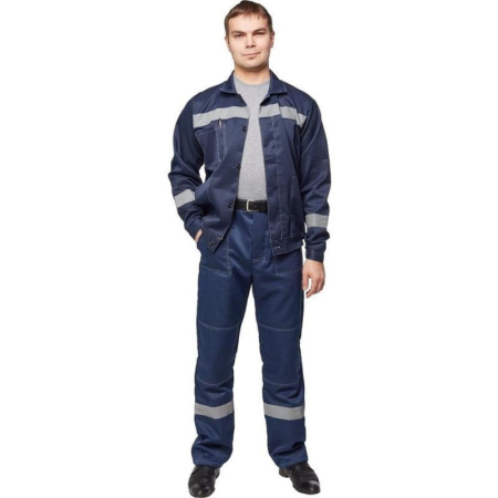 Костюм рабочий летний муж. л22-КБР т.син. (р.64-66) 194-200