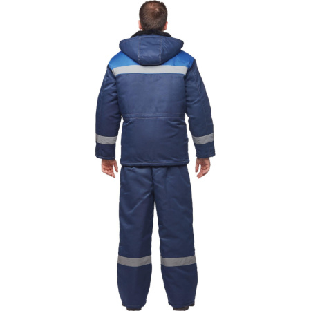 Куртка рабочая зимняя муж з32-КУ син/вас смес 68-70/182-188 (Арсенал-СП)