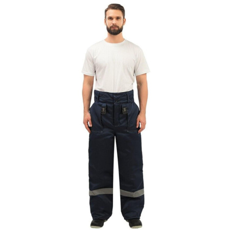 Брюки рабочие зимние муж з32-БР син смес 48-50/158-164 (Арсенал-СП)
