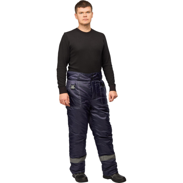 Брюки рабочие зимние муж з32-БР син оксф 60-62/158-164