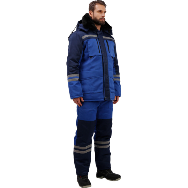 Костюм рабочий зимний муж з03-КПК вас/син (р.64-66) 182-188