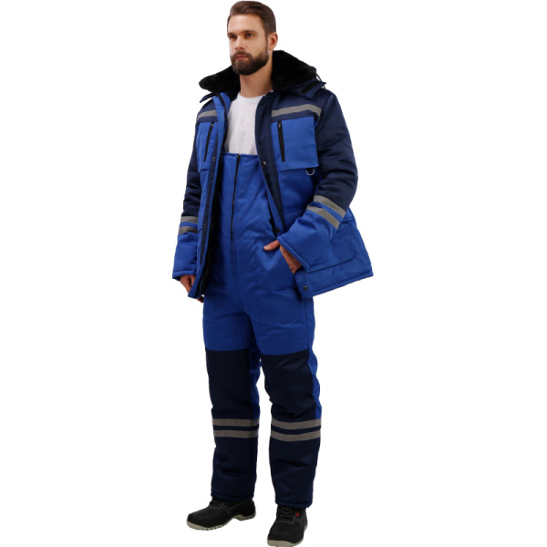 Костюм рабочий зимний муж з03-КПК вас/син (р.56-58) 194-200