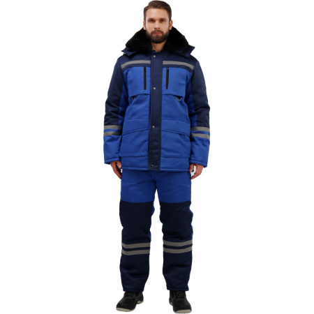 Костюм рабочий зимний муж з03-КПК вас/син (р.60-62) 194-200