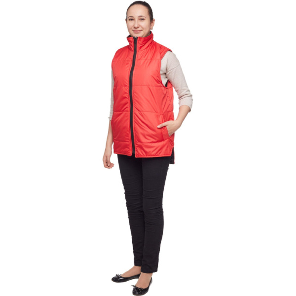 Жилет утепленный Комфорт+ зимн. красный (р.44-46) р.170-176