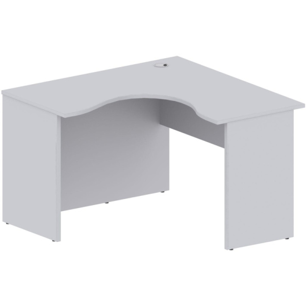 Стол Easy One левый (878,879) серый Ш1200 Г1200