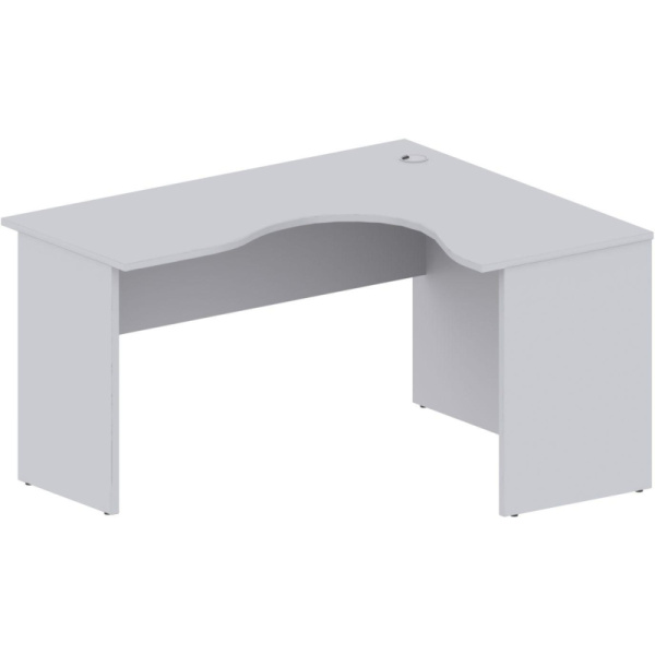 Стол Easy One правый (884,885) серый Ш1400 Г1200