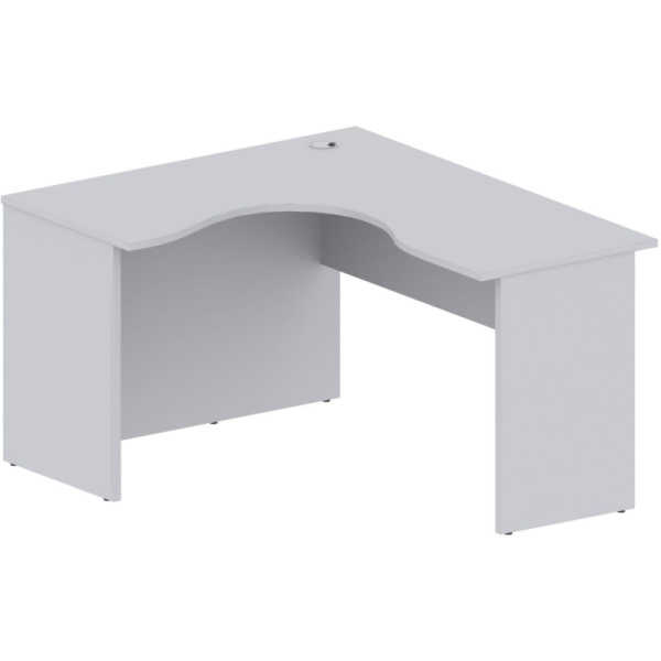 Стол Easy One левый (882,883) серый Ш1400 Г1200