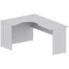 Стол Easy One левый (886,887) серый Ш1600 Г1200