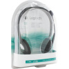 Гарнитура проводная Logitech Stereo Headset H111 Сер(981-000594/981-000593)