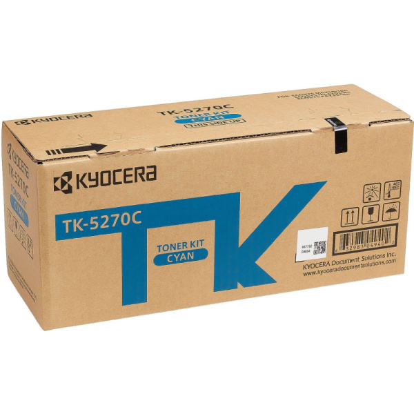 Тонер-картридж Kyocera TK-5270C гол. для P6230/6630