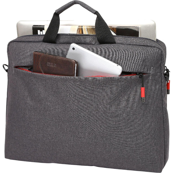 Сумка для ноутбука 15.6, Sumdex City (Red), серая, PON-201GY