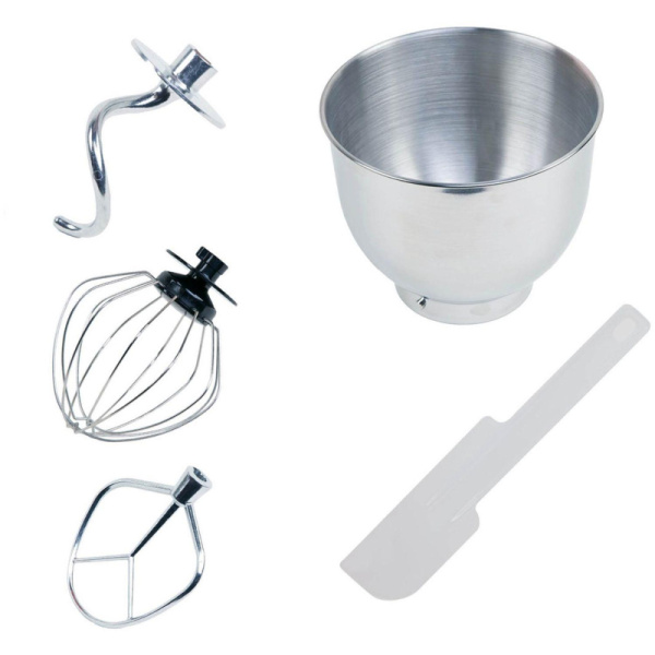 Миксер Kitfort КТ-1308-1,планетарный, красный, 600 Вт, 4,2 л,пластик