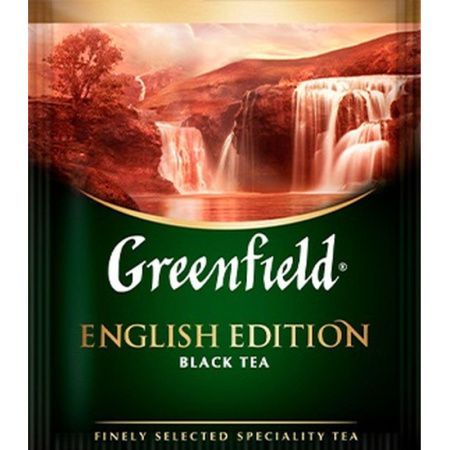 Чай Greenfield English Edition черный фольгир.100пак/уп